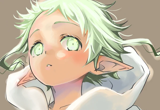 こちら塗っているうちに方向性が迷子になったシルフィちゃん 