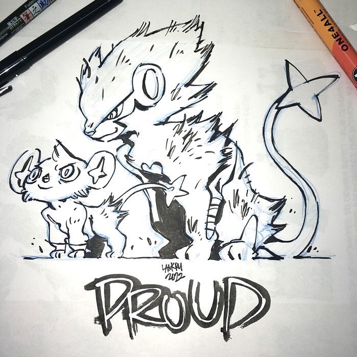 Jon_Lankry's tweet photo. Petit dessin #Lixy &amp; #Luxray, en #ColorPaletteChallenge : drapeau ukrainien, pour @drinkndrawlyon https://t.co/Oxznrz3w3b