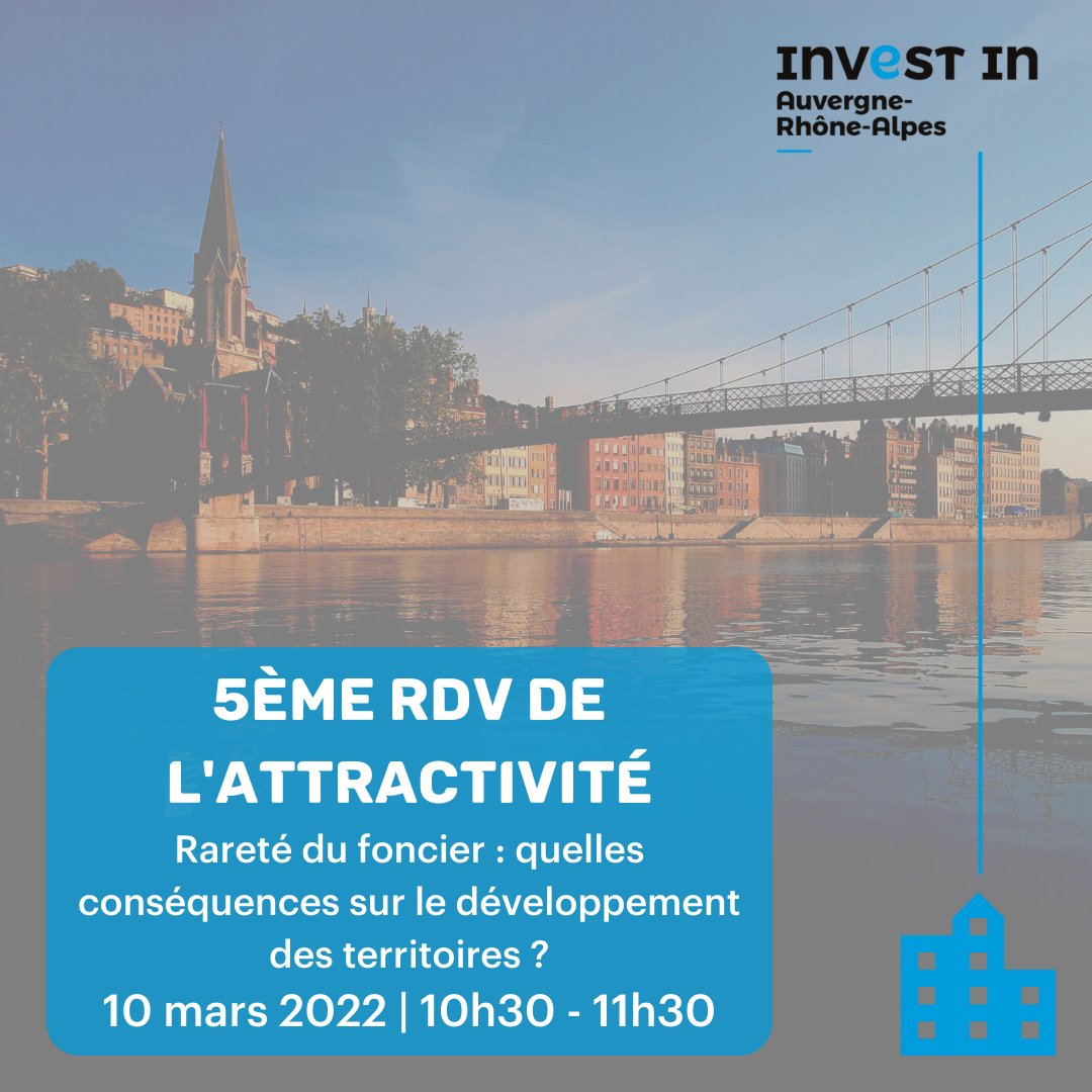 [#Webinaire] 5e RDV de l'attractivité en Auvergne-Rhône-Alpes!
📌 cutt.ly/aPYHnaE
📅10 mars 10h30/11h30
📍En ligne
𝗥𝗮𝗿𝗲𝘁𝗲́ 𝗱𝘂 𝗳𝗼𝗻𝗰𝗶𝗲𝗿:𝗾𝘂𝗲𝗹𝗹𝗲𝘀 𝗰𝗼𝗻𝘀𝗲́𝗾𝘂𝗲𝗻𝗰𝗲𝘀 𝘀𝘂𝗿 𝗹𝗲 𝗱𝗲́𝘃𝗲𝗹𝗼𝗽𝗽𝗲𝗺𝗲𝗻𝘁 𝗱𝗲𝘀 𝘁𝗲𝗿𝗿𝗶𝘁𝗼𝗶𝗿𝗲𝘀?
#foncier