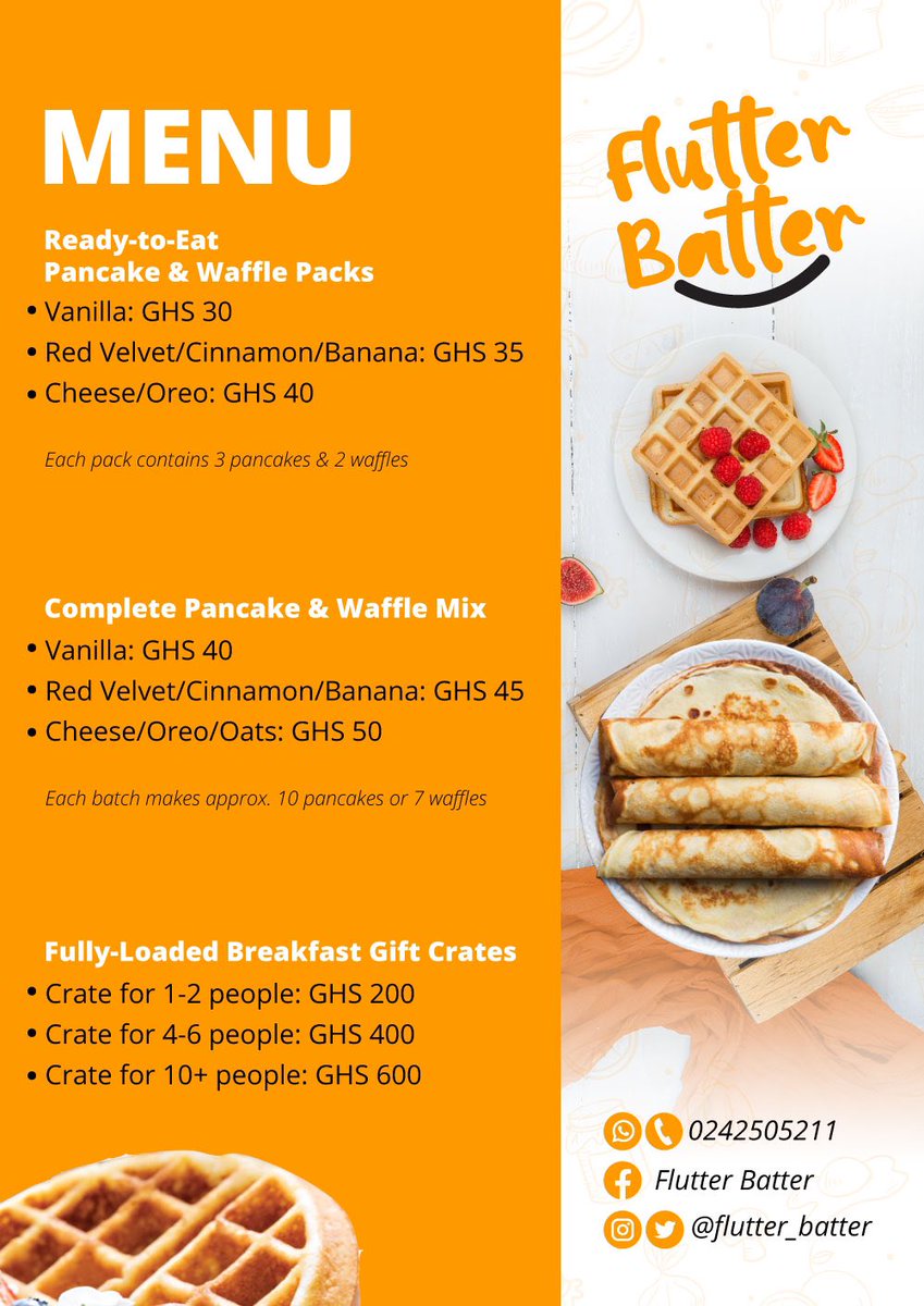 flutter_batter's tweet photo. Sprinkle some happiness onto your week, we know it’s been stressful. 
Message us on 0242505211 to order! 

#FlutterBatter #Pancakes #Waffles #Breakfast #Brunch #Happiness #Thursday https://t.co/O8HiPywsvl