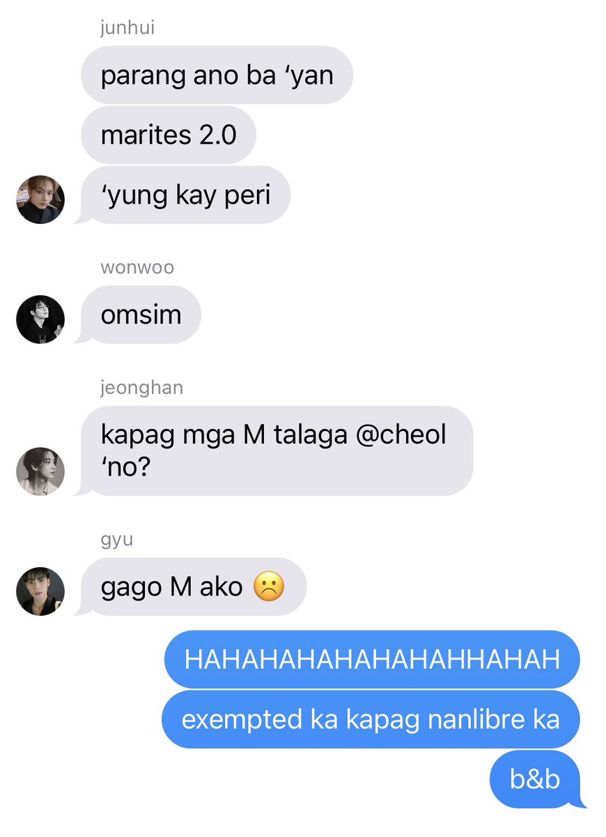 wonuscache's tweet photo. 411 | marami siguro talaga silang chismis kaya tinawag na best-teas gc nila https://t.co/0INz8cJAa4