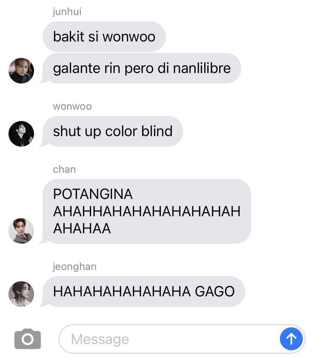wonuscache's tweet photo. 411 | marami siguro talaga silang chismis kaya tinawag na best-teas gc nila https://t.co/0INz8cJAa4
