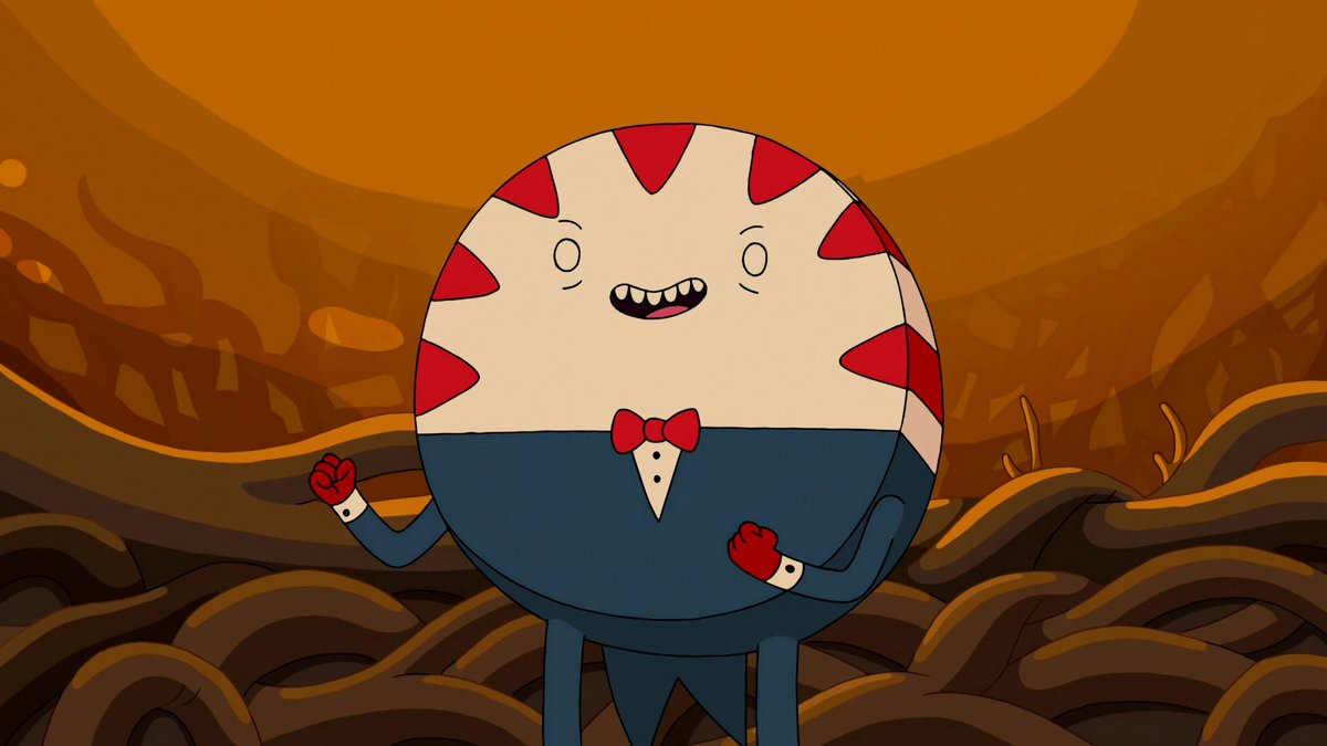 multipronounOTD's tweet photo. Peppermint Butler from Adventure time uses it/dark/evil pronouns! Dark is a nonbinary aroace lesbian! https://t.co/56qk5ZTDVo
