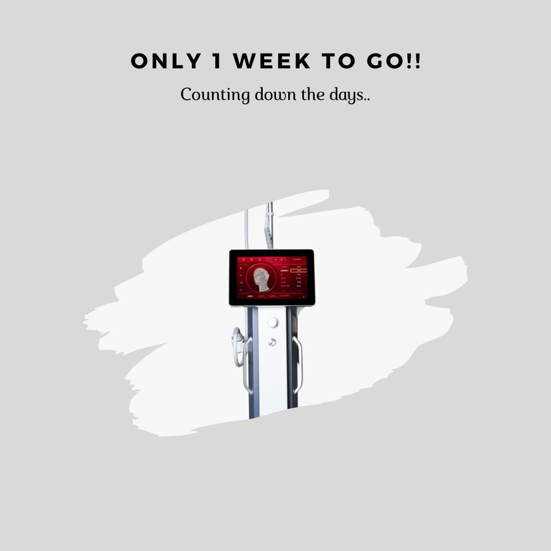 We’re finding it hard to contain our excitement as we only have 1 week left till our BIGGEST launch!!

Can anyone guess what the new treatment can do?

⬇️⬇️

#newtreatmentalart #countdown #1weektogo #itsasecret #launch