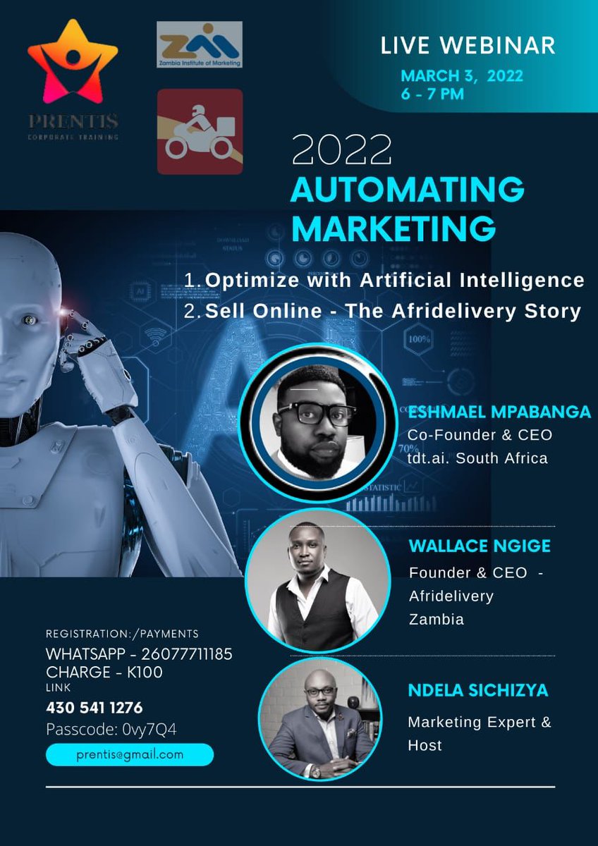 #ConversationalAI #AnAfricaAgendaItem 
Today from 1800 - 1900 Join via Zoom shorturl.at/eEHPQ
Meeting ID: 430 541 1276
Passcode: 0vy7Q4