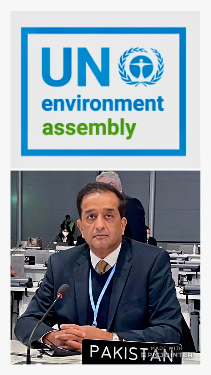 TanveerShigri's tweet photo. Congratulations !! 
Mr @aminattock  has been elected by #UNEA to represent #Pakistan and serve as #VicePresident and member of 8 member Ministerial #Bureau - the governance body of @UNEP which oversees global environmental policies and priorities. https://t.co/kaDE7Q28Cp