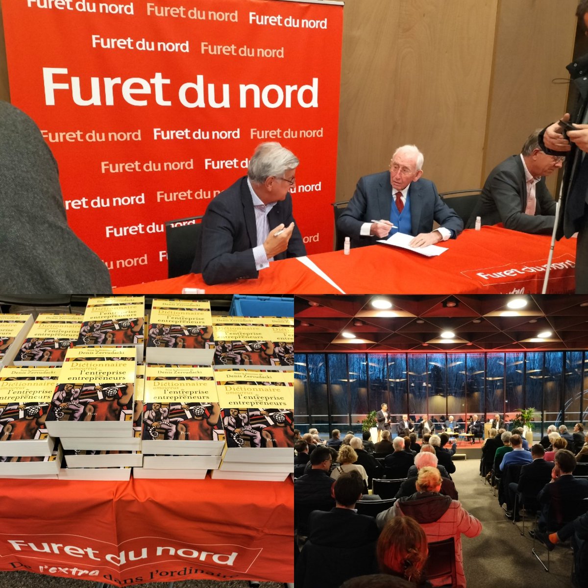 Furet du Nord (@furetdunord) on Twitter photo Belle soirée autour du "Dictionnaire amoureux de l'entreprise" <a href="/EditionsPlon/">Editions Plon</a> en présence des entrepreneurs contributeurs : Denis Zervudacki, Gérard Mulliez, Édouard Roquette, Christophe Bonduelle et <a href="/JPLetartre/">Jean-Pierre Letartre</a>
Merci <a href="/cite_echanges/">LA CITÉ des échanges</a> et <a href="/directseb/">Duprez Sébastien</a> pour l'accueil de nos équipes.📚 Belle soirée autour du "Dictionnaire amoureux de l'entreprise" <a href="/EditionsPlon/">Editions Plon</a> en présence des entrepreneurs contributeurs : Denis Zervudacki, Gérard Mulliez, Édouard Roquette, Christophe Bonduelle et <a href="/JPLetartre/">Jean-Pierre Letartre</a>
Merci <a href="/cite_echanges/">LA CITÉ des échanges</a> et <a href="/directseb/">Duprez Sébastien</a> pour l'accueil de nos équipes.📚