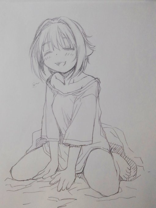 仕事中息抜きらくがき寝ぼけ幸子 