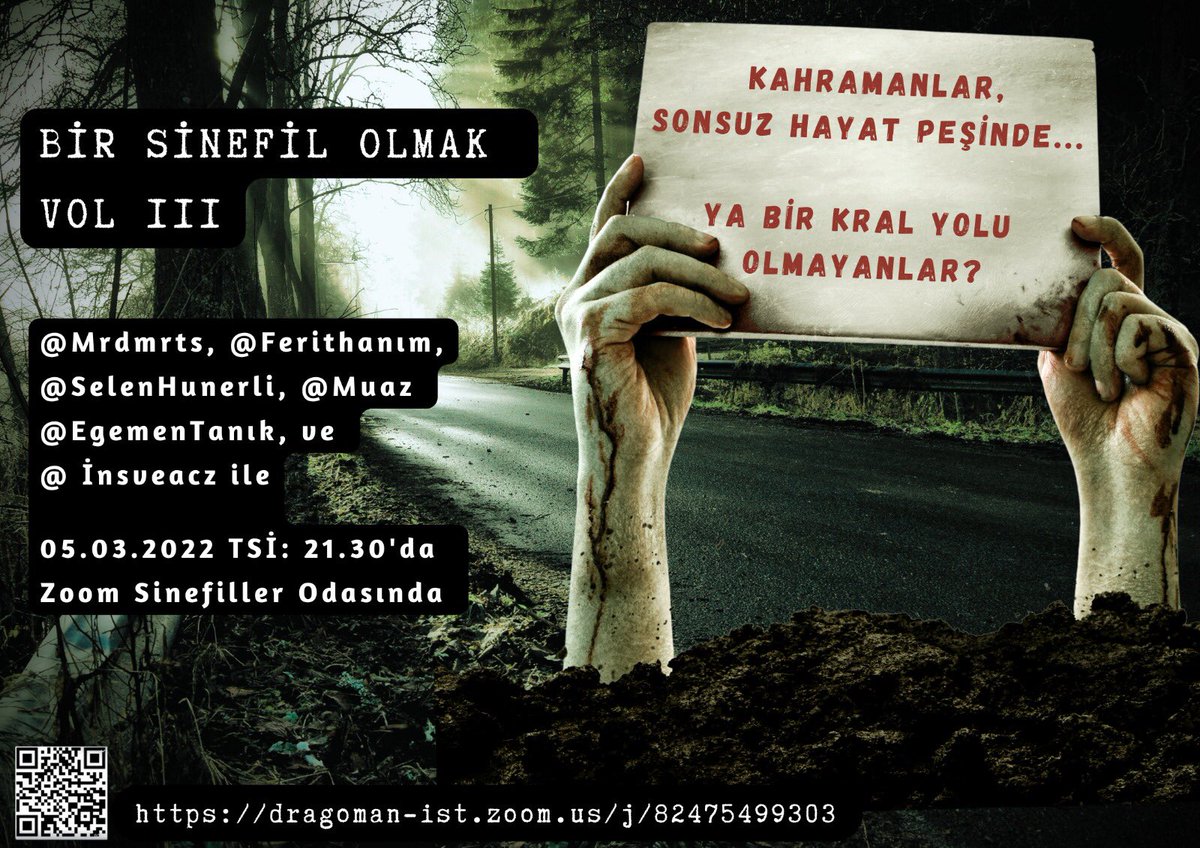 ferithanim's tweet photo. Kahramanın, kadın kahramanın sonsuz yolculuğunu, kral yolu olmayanların iradî yolculuğunu konuşacağız. Bu Cumartesi 21:30’da.
https://t.co/B6UbG1nnOs https://t.co/LHJ3pULCJW