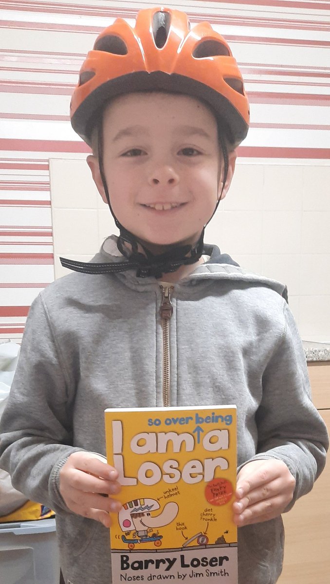 KrackenMum's tweet photo. @BarryLoser my boys tribute to Barry #WorldBookDay #BarryLoser https://t.co/tfFVUkVlEX