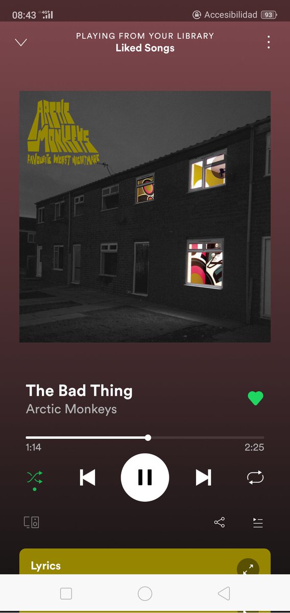 whooishannah's tweet photo. shut up,i'm listening #arcticmonkeys #thebadthing https://t.co/jKiaP8HDgF