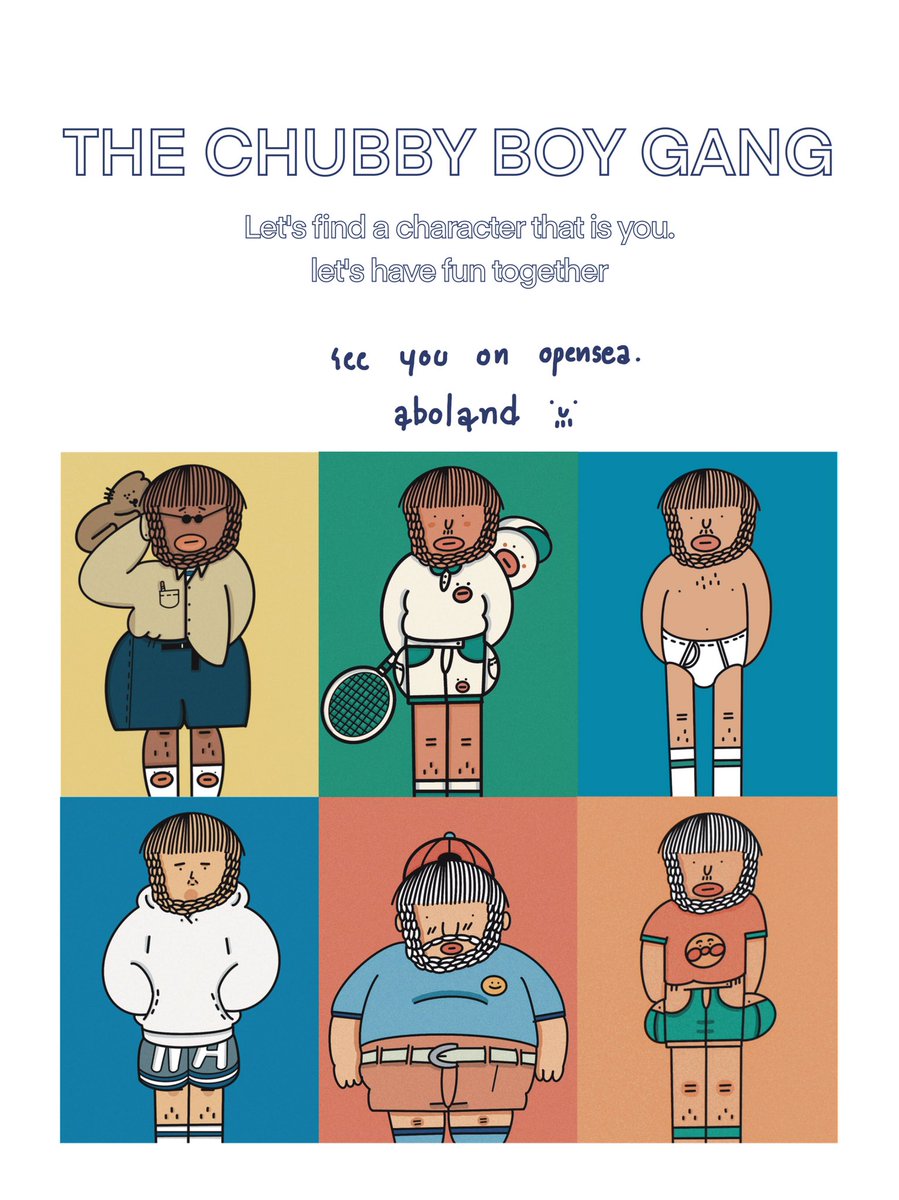 abo_sketch's tweet photo. The chubby boy gang is ready,gogogo
#NFTs #nftart #Aboland #chubbyboygang https://t.co/YXI4A8TpR2