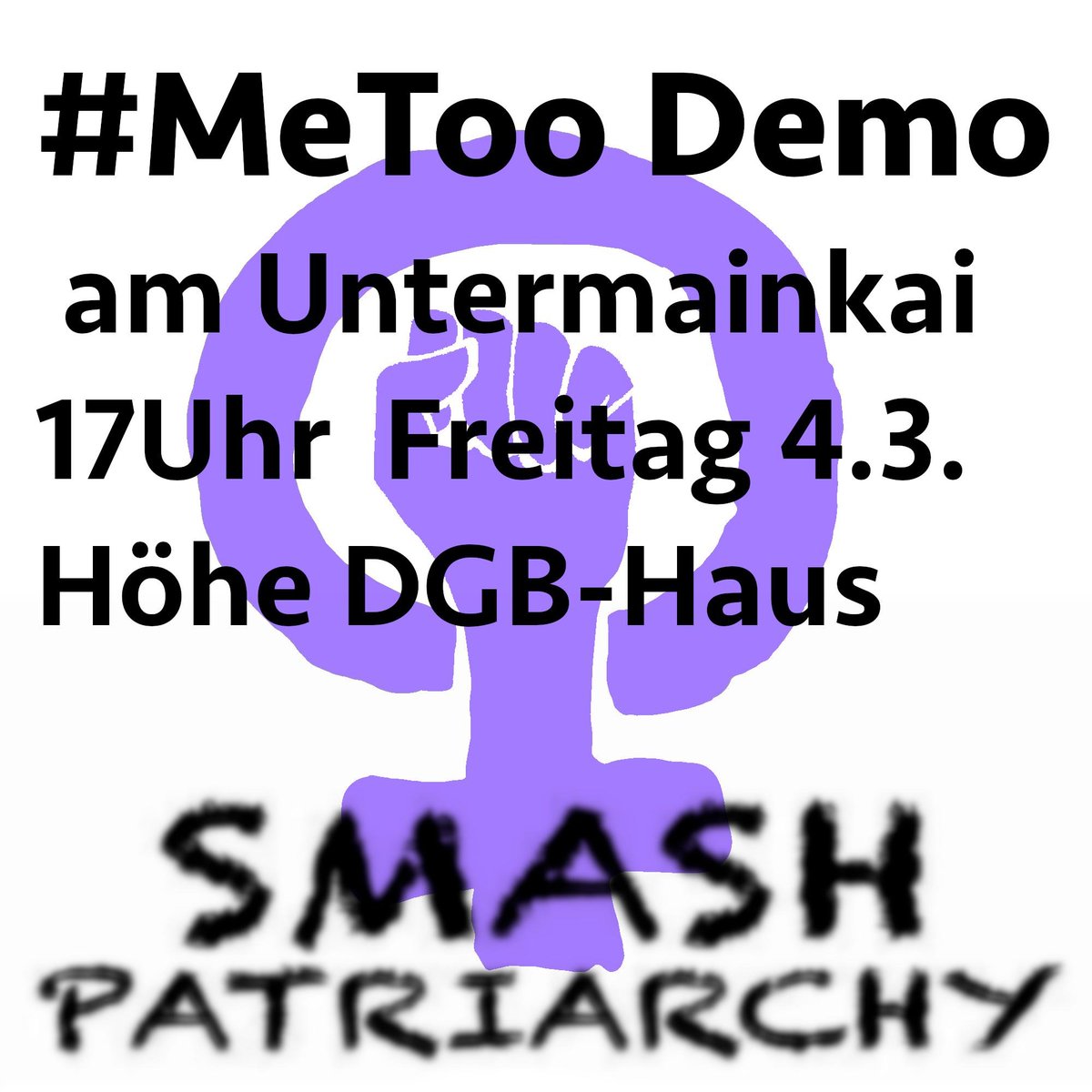 LinkeMeToo's tweet image. Wir wollen den Betroffenen sexueller Gewalt zeigen, dass sie nicht alleine sind. Kommt am Freitag, den 4.3. um 17 Uhr vor den DGB am Untermainkai in Frankfurt, um der Linkspartei zu zeigen, dass Ignorieren, Totschweigen und Vertuschen keine Option mehr sind!