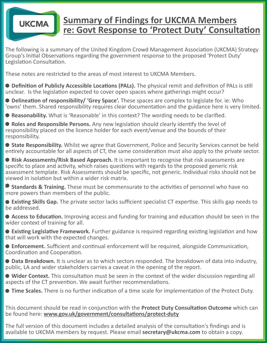 United Kingdom Crowd Management Association tweet media