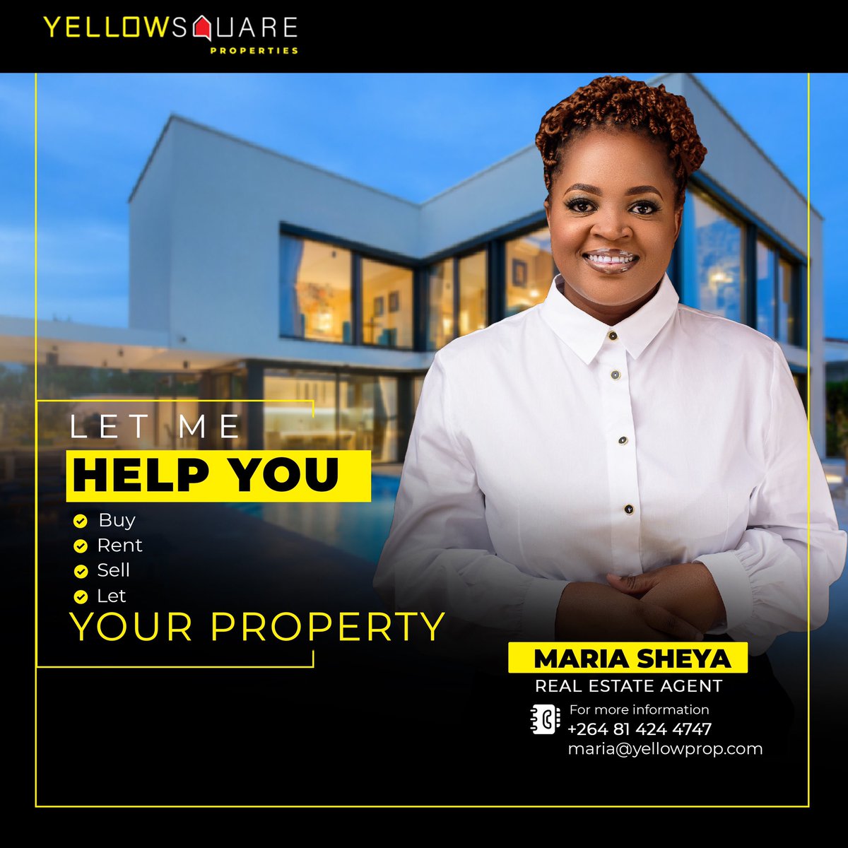 Your Realtor. Let me help you buy, Sell,Rent,Let
