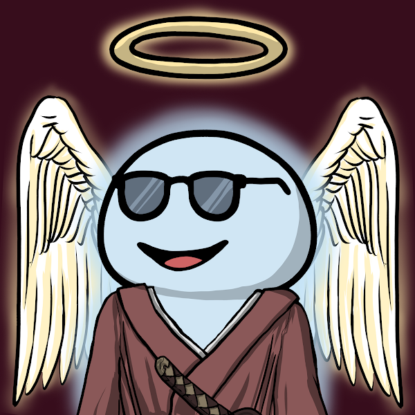 Nft2tall's tweet photo. My main. And scooped it off the floor. SHeeeeeesh @AngelsDevilsNFT @hex_nft #angelsdevilsnft #Angel #Glowboy https://t.co/cuDfzMRSaU
