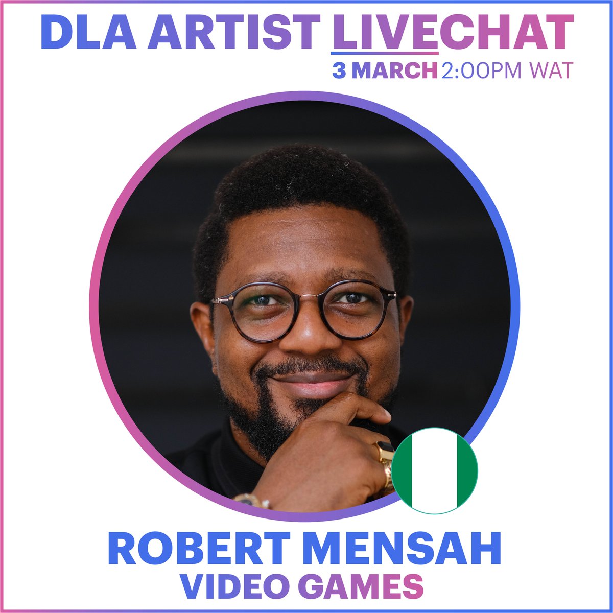 DigiLabAfrica's tweet photo. Catch #DLA #videogame winner Robert Mensah, #Nigeria
 talking about our #DLA22 A/B opportunity 
Today 2:00pm WAT / 3:00pm SAST / 4:00pm EAT
on our #insta https://t.co/it7iYUN2r8
Find out more about the call here: https://t.co/FbVAShPQMy https://t.co/ioxjHq9Rpc