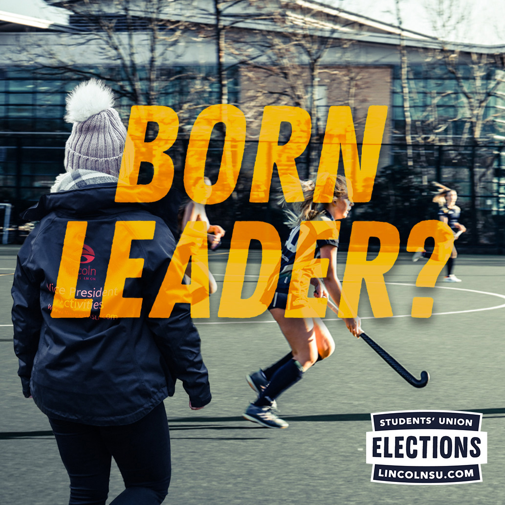 𝗕𝗼𝗿𝗻 𝗟𝗲𝗮𝗱𝗲𝗿? 𝗢𝘂𝘁𝗴𝗼𝗶𝗻𝗴? 𝗜𝗻𝗳𝗹𝘂𝗲𝗻𝗰𝗲𝗿? 𝗖𝗮𝗿𝗲𝗲𝗿 𝗗𝗿𝗶𝘃𝗲𝗻? 𝗣𝗿𝗼𝗮𝗰𝘁𝗶𝘃𝗲?

If you can tick these boxes, you could be our next 𝗩𝗣 𝗔𝗰𝘁𝗶𝘃𝗶𝘁𝗶𝗲𝘀! ✅

𝗡𝗢𝗠𝗜𝗡𝗔𝗧𝗘 𝗬𝗢𝗨𝗥𝗦𝗘𝗟𝗙 𝗛𝗘𝗥𝗘: lincolnsu.com/elections22
