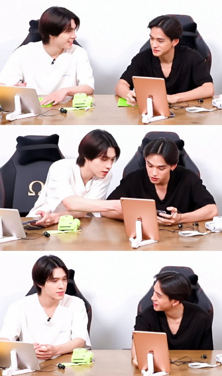 LuhenAroi's tweet photo. พวกนายก็กลับมาเล่นเกมด้วยกันอีกดิ 🦄🤍🖤🦁 #Luhen #ลูเฮน #Hencas #Ludery #욱헨 https://t.co/dcX6StgxGQ