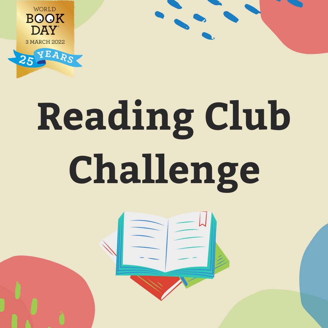 bcglearningcen's tweet photo. Happy World Book Day! This year it's celebrating a very special 25th birthday!

To help encourage everyone to read for pleasure, we're launching our Reading Club Challenge today! Head to our Cloud page to see what great challenges you can complete this year!

#worldbookday https://t.co/lw68pfkdtg