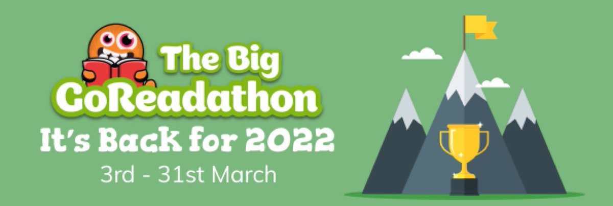 Happy #WorldBookDay! The Big GoReadathon is now live. Parents and children of the world… your mission is simple: Go Read! Our leaderboards will begin tomorrow. Competition runs from 3rd-31st March #reading #edtech Good Luck!