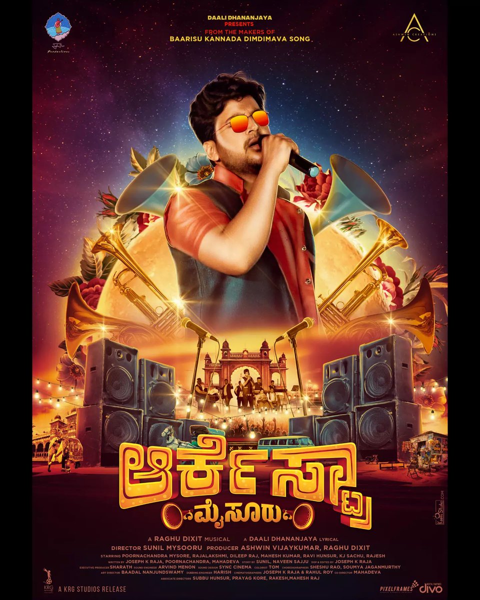 filmycorner9's tweet photo. First Look Poster of #ArchestraMysore
Happy Birthday @PoornaMysore
@Dhananjayaka Lyrical Movie
#RaghuDixith Musical
Best Wishes https://t.co/2B1xQAdVqD