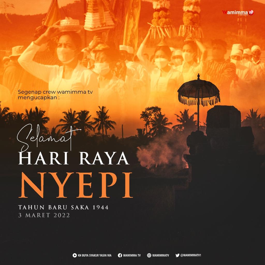 Nardiwan2's tweet photo. Selamat Hari Raya Nyepi, Tahun Baru Saka 1944 untuk Sahabat yang merayakanya. https://t.co/rynGlxYEAo