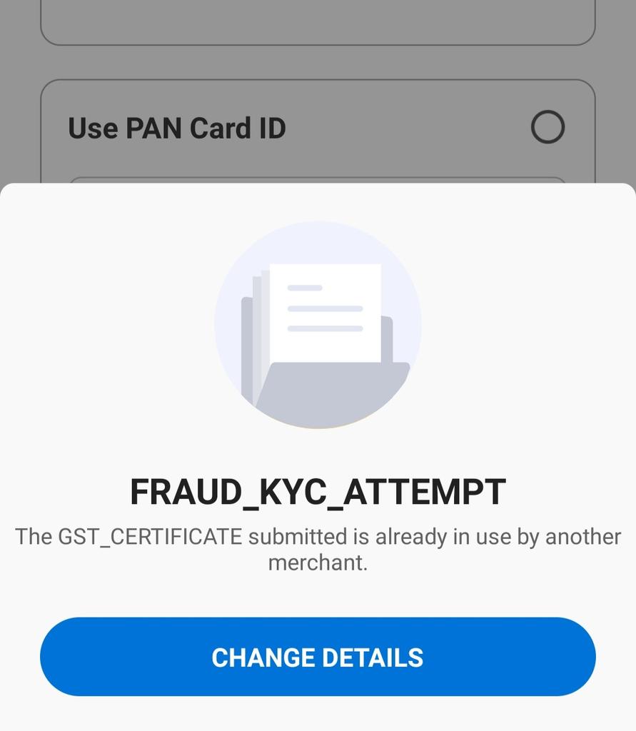 thearvindmistry's tweet photo. @PhonePeSupport  I Want Create Phone Pe for  Business Account 
But My GST Number Link My Personal Phone Pe Account...
New Business Account #KYC Not Be Done ... Please Solve My Problem. https://t.co/slrtHtKdp0