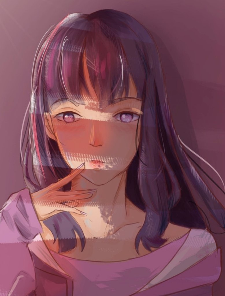 ocean_ghost_'s tweet photo. Hinata fanart 💜
#artistsontwitter #art #animegirl 
#HINATA https://t.co/gZyMCnqDWq