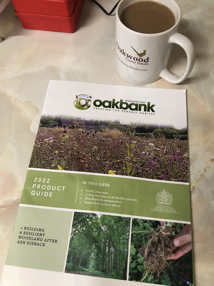 Always more that just the annual seed catalogue with @OakbankGame  👌🏻 #covercrops #shooting #pheasants #Tailoredadvice #NorthWales