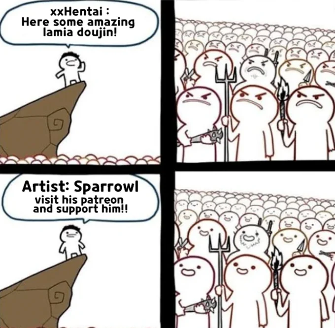 I don't hate hentai sites posting my work! Having my artist tag on gives me good publicity!
Have fun watching and please remember my name and work! 