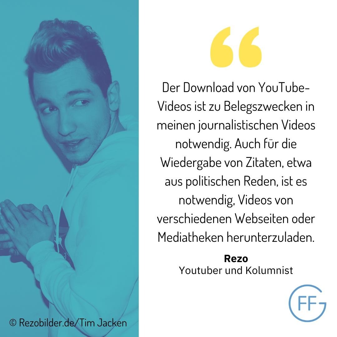 Senficon's tweet photo. Wie weltfremd das Vorgehen der Musikindustrie gegen youtube-dl ist, zeigen Statements von @rezomusik und @HateAid in unserer Klageerwiderung, die Ihr hier nachlesen könnt. Videodownloads sind essentiell für Zitate, Beweissicherung und vieles mehr. https://t.co/dKt6pG4fU3 https://t.co/rAiiyEoLZR