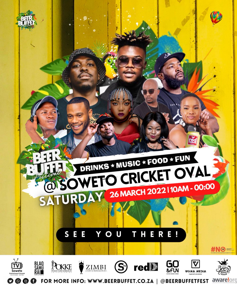 KingVeeStapia's tweet photo. #BeThereOrBeTold
#beerbuffetfest
March 26th
Tickets : R350 Gen R650 VIP
R150 Non Buffet ticket.
Soweto Cricket Oval, elkha stadium
See you there https://t.co/DvzEv1R5gs