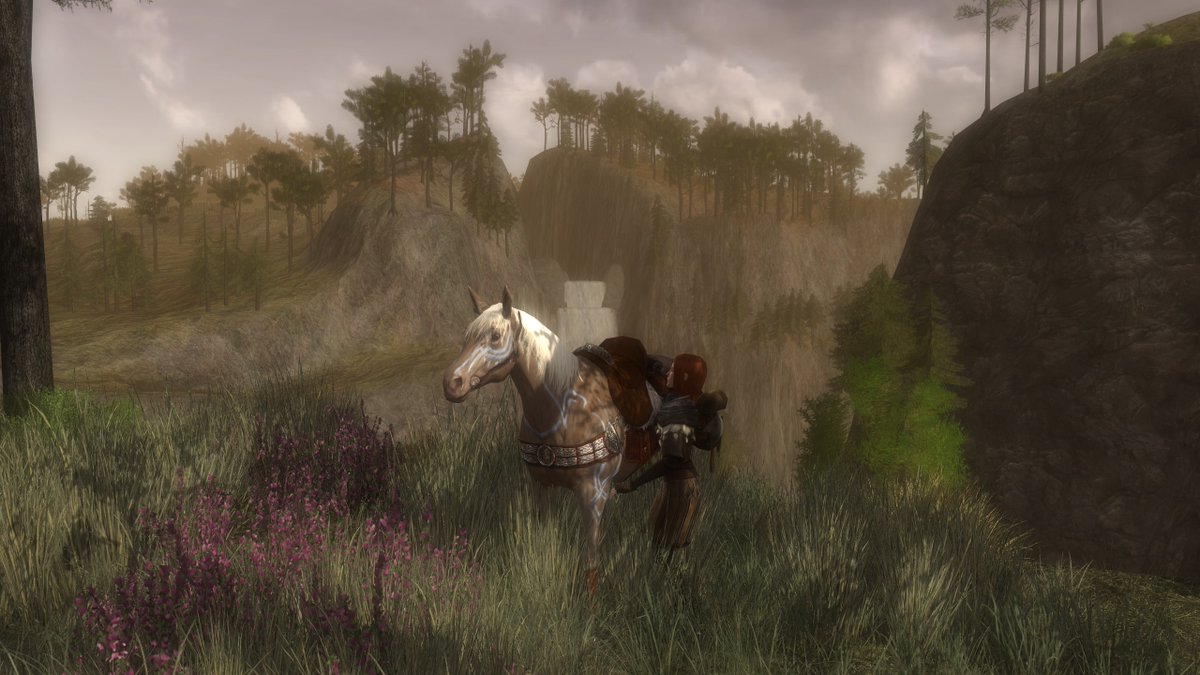 PinkWingedThing's tweet image. I've been questing away in the Wildwood, gaining rep with the fine folk in the Woodcutter's Brotherhood, when the view from Trestlebridge caught my eye. The North Downs are full of nostalgia for me &amp;lt;3 #lotro #lotrofamily
