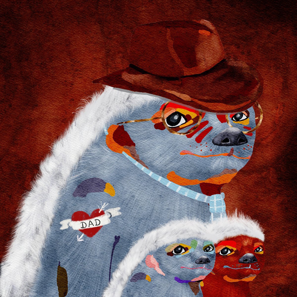 I’m so honoured to be asked to help @G_DAnderson and the <a href="/HoneyBadgesNFT/">Honey Badges</a> team bring this incredible project to the world. I’m even more honoured that <a href="/aslanruby/">SARANA</a> made me a special badger, and two baby badgers for Arthur and Isla. Thank you! 💜🐾 #letsfundgirls 
#solana