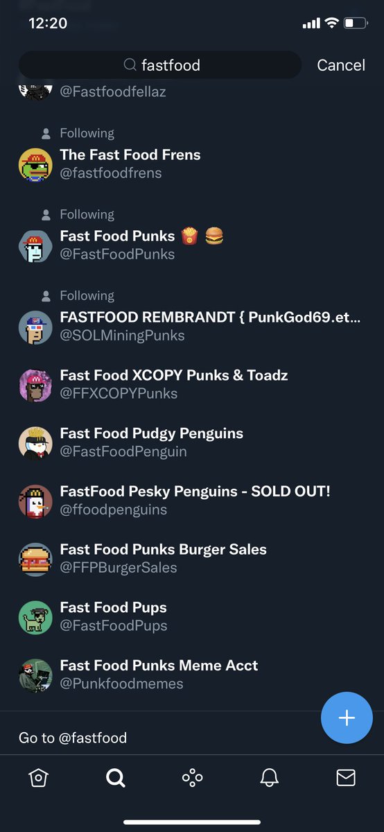 Fast Food Fellaz (@fastfoodfellaz) on Twitter photo GM. Aallrriiggghhtttt!!!Lets make it done ✅ fast food follows fast food!
#WAGMI
<a href="/fastfoodfrens/">fastfoodfrens</a> <a href="/FastFoodPunks/">Fast Food Punks</a> <a href="/FFXCOPYPunks/">Fast Food XCOPY Punks & Toadz</a> <a href="/FastFoodPenguin/">Fast Food Pudgy Penguins 🍟🐧</a> <a href="/ffoodpenguins/">FastFood Pesky Penguins - SOLD OUT!</a> <a href="/FFPBurgerSales/">Fast Food Punks Burger Sales</a> @FastFoodPups <a href="/ffbabypunks/">Fast Food Baby Punks</a> <a href="/Punkfoodmemes/">Fast Food Punks Meme Acct</a> <a href="/FastFoodToadz/">FastFoodToadz (🍟,🐸)</a>
Did I miss anyone?? GM. Aallrriiggghhtttt!!!Lets make it done ✅ fast food follows fast food!
#WAGMI
<a href="/fastfoodfrens/">fastfoodfrens</a> <a href="/FastFoodPunks/">Fast Food Punks</a> <a href="/FFXCOPYPunks/">Fast Food XCOPY Punks & Toadz</a> <a href="/FastFoodPenguin/">Fast Food Pudgy Penguins 🍟🐧</a> <a href="/ffoodpenguins/">FastFood Pesky Penguins - SOLD OUT!</a> <a href="/FFPBurgerSales/">Fast Food Punks Burger Sales</a> @FastFoodPups <a href="/ffbabypunks/">Fast Food Baby Punks</a> <a href="/Punkfoodmemes/">Fast Food Punks Meme Acct</a> <a href="/FastFoodToadz/">FastFoodToadz (🍟,🐸)</a>
Did I miss anyone??