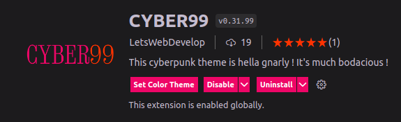 letswebdevelop's tweet image. Are you going to be the 20th install?
#VSCode #VSCodetheme #DarkVSCodeTheme #developers