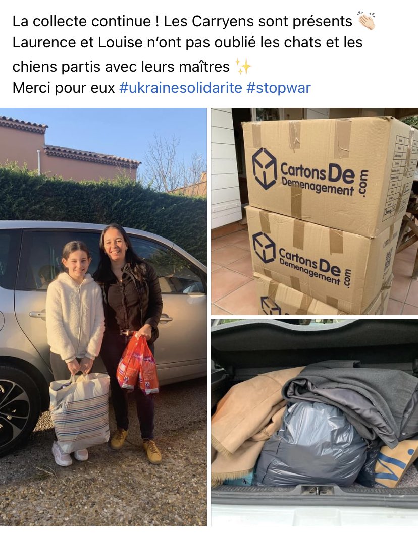 Bel élan de solidarité des Carryens 👏🏻 #Carrylerouet #SolidariteUkraine #StopWarUkraine
