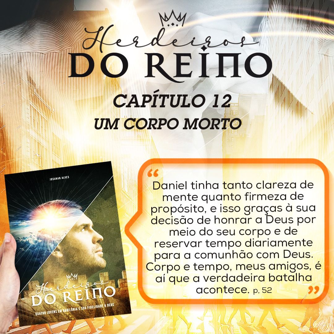 A Jornada com o livro #HerdeirosDoReino continua. #APeUmaIgrejaQueNãoPara