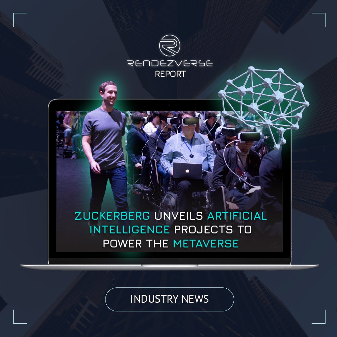 rendezverseai's tweet photo. Zuckerberg has announced many audacious artificial-intelligence initiatives, referring to AI as "the key to unlocking the Metaverse." ๐คญ
Read more: https://t.co/qEClalwdTk
#RendezReport #Metaversenews #metaverseupdates #metaversetopnews https://t.co/YnToxcdgje
