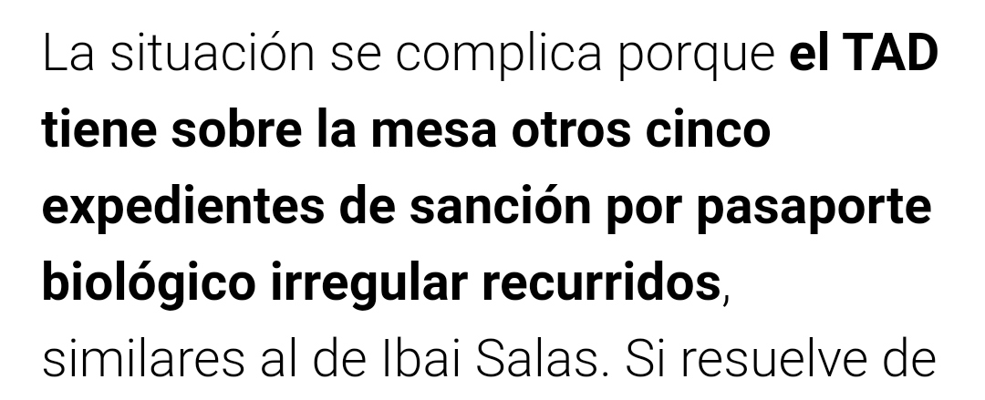 alyelmo's tweet photo. En febrero de 2019, @lavozdegalicia informaba de la existencia de 5 sanciones por #PasaporteBiológico recurridas ante el TAD, sanciones de #AEPSAD que podrían no haberse producido nunca. ¿Esos 5 casos están en la mesa del TAD o de la propia CELAD, Agencia Estatal Antidopaje? https://t.co/pdG72aQqMm