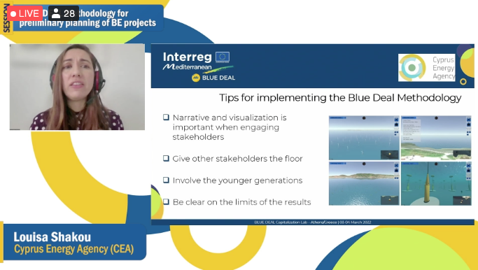bluedeal_med's tweet photo. #HappeningNow #BDCapLab
#BDMethodology wants to develop synergies with policy-makers, researchers and civil society to improve the deployment of #blueenergies 🗣️Louisa Shakou @CyEnergyAgency
#bluegrowthcommunity https://t.co/XmxwEwUtYn