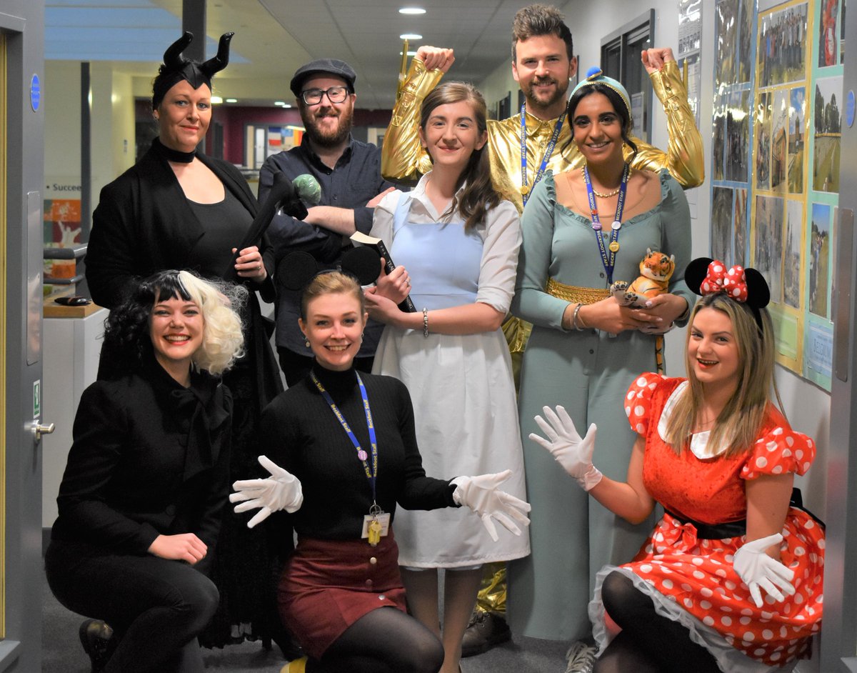 Great effort from Team Humanities today for <a href="/WorldBookDayUK/">World Book Day UK 📚</a> .Gold is definitely Mr Brigstock's colour 😀