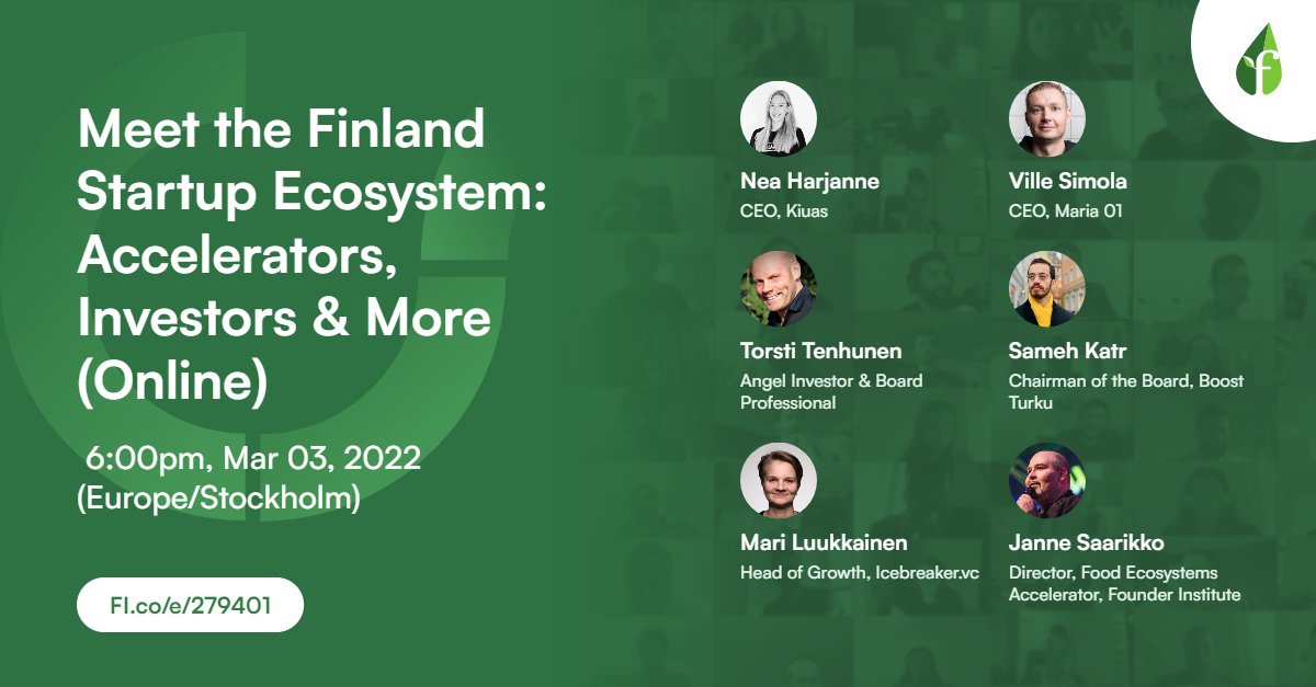 Founder Institute Food Ecosystems Accelerator tweet media