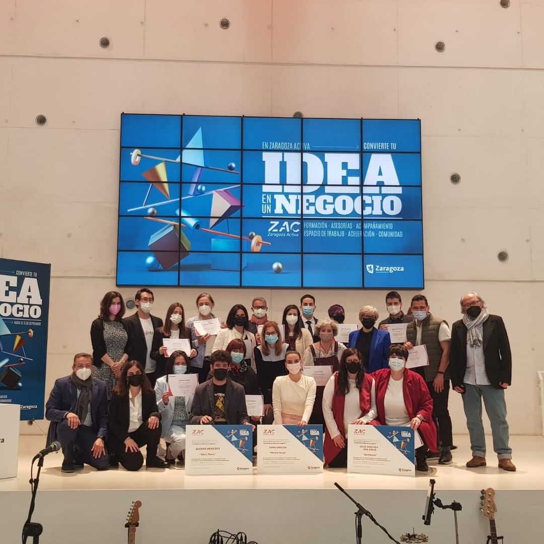 Zaragoza Activa (@zgzactiva) on Twitter photo Ayer tuvo lugar el evento final de la 2ª edición de “Convierte tu idea en un negocio”, dónde el Jurado otorgó las 3 menciones especiales (que entran en #ElBrinco espacio acelerador de <a href="/ZGZActiva/">Zaragoza Activa</a> ) fueron
👉#Wessmusic
👉 #MettleRose
👉 #Verbbena
¡Enhorabuena todos!🎉 Ayer tuvo lugar el evento final de la 2ª edición de “Convierte tu idea en un negocio”, dónde el Jurado otorgó las 3 menciones especiales (que entran en #ElBrinco espacio acelerador de <a href="/ZGZActiva/">Zaragoza Activa</a> ) fueron
👉#Wessmusic
👉 #MettleRose
👉 #Verbbena
¡Enhorabuena todos!🎉