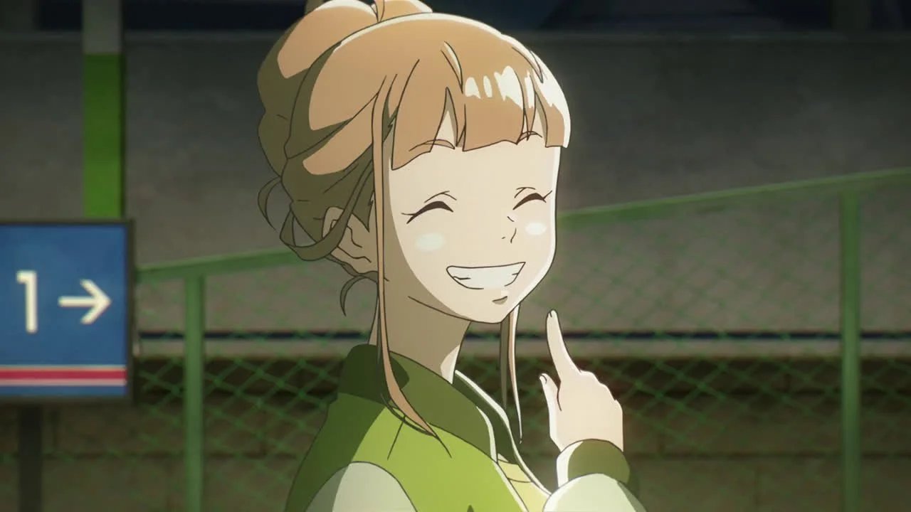 daily orange anime characters on X: the orange anime character of the day  is hinata miyake from sora yori mo tooi basho!  / X