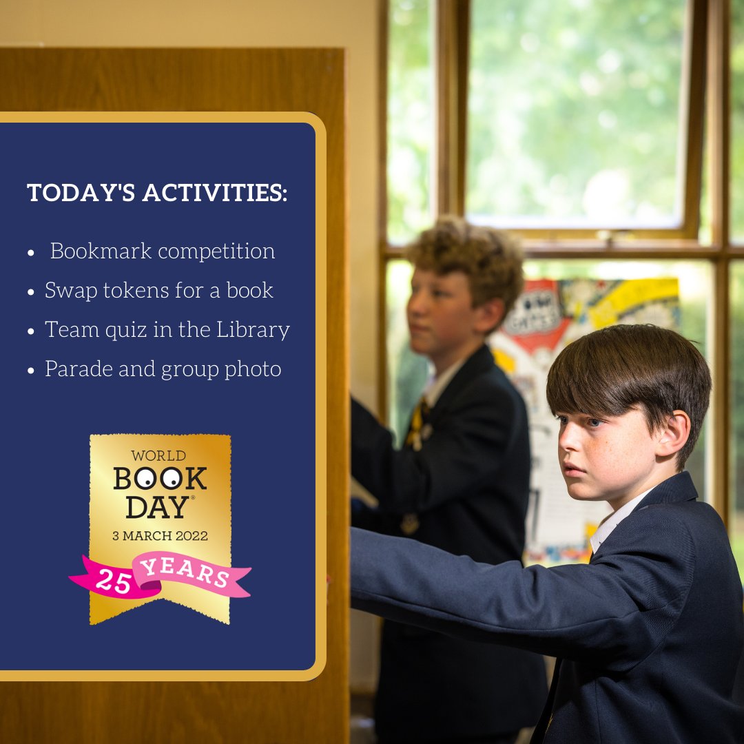 StBedesCollege's tweet photo. Happy #WorldBookDay to everyone! 📖

We are very excited to celebrate this day with the whole St. Bede's community and @WorldBookDayUK 🎉

#BeBedian #StBedesCollege #Loveoflearning #IAmReader https://t.co/4JdVXoNlqV
