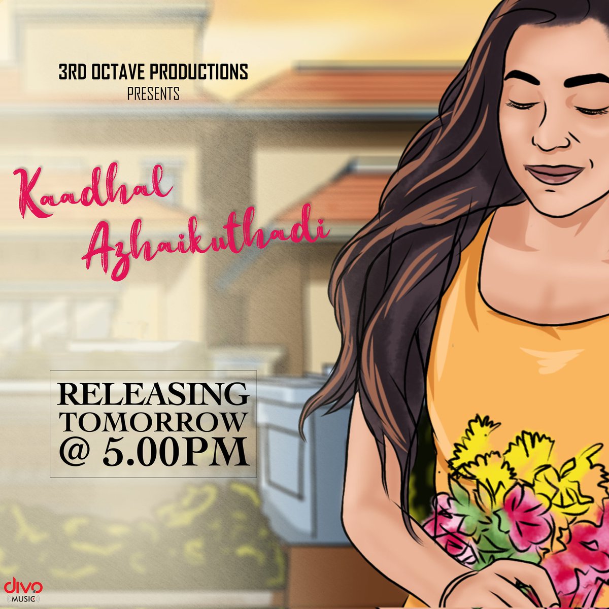 divomusicindia's tweet photo. Here's something new! 💥
#3rdOctaveProductions presents #KaadhalAzhaikuthadi 💓, a new indie song releasing tomorrow at 5 PM.
Stay tuned with @divomusicindia
@christostanley #SatheeshKumarShankar #DivoMusic #Divo https://t.co/b9v5rcVXOS