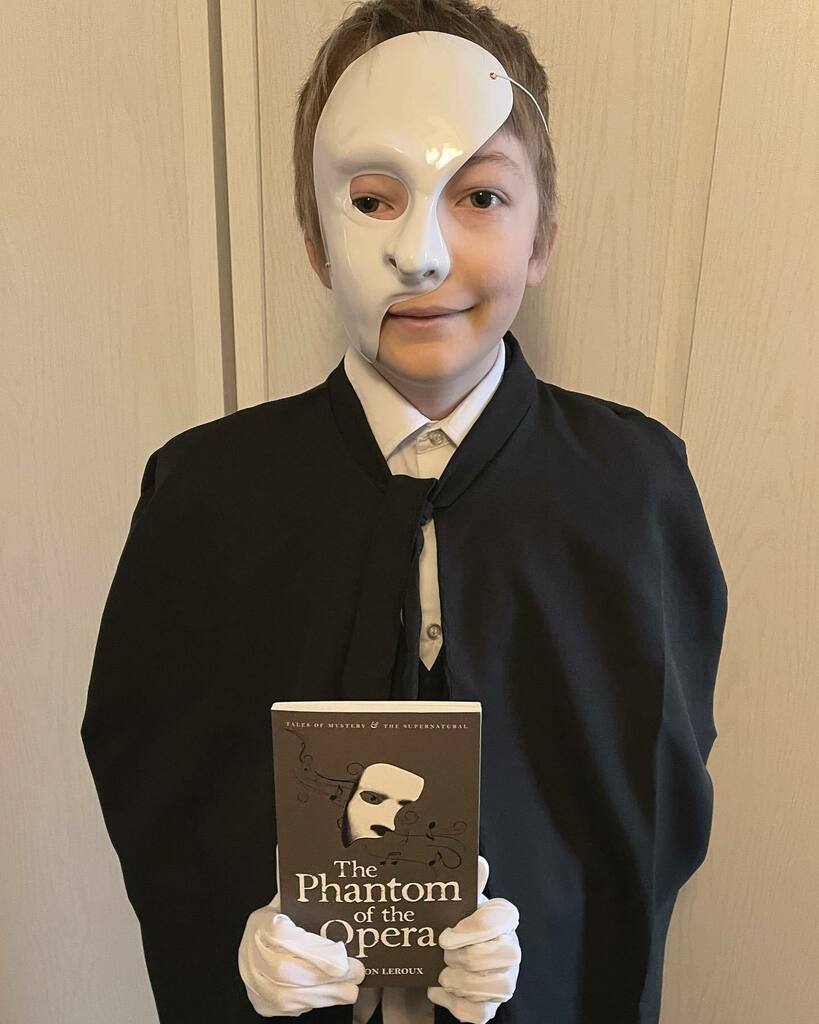 My little Phantom for #worldbookday2022 (his choice not mine!) instagr.am/p/Caoqzsar67A/