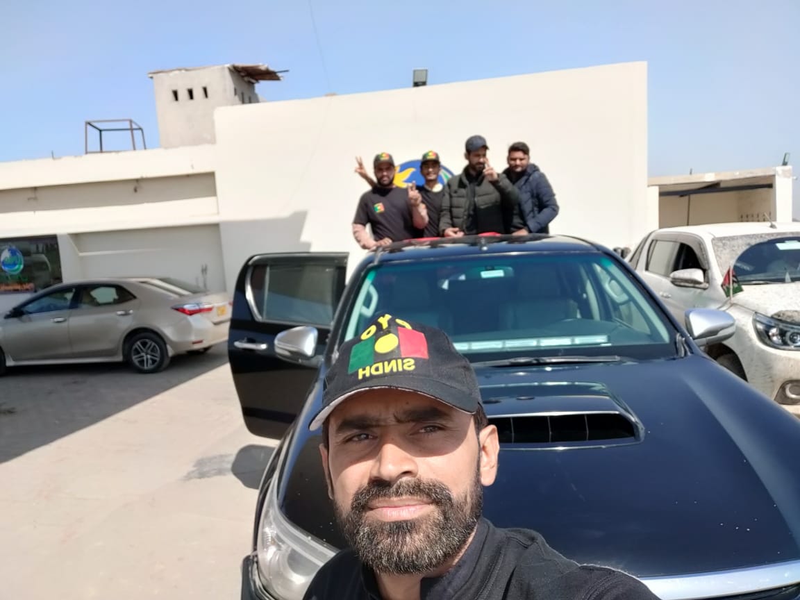 ZaffarAliJamali's tweet photo. Day -5 #LongMarch27thFeb 
Departure from Rahirm Yar khan #PYOJanNisar @BBhuttoZardari https://t.co/aOj4oWxLRW
